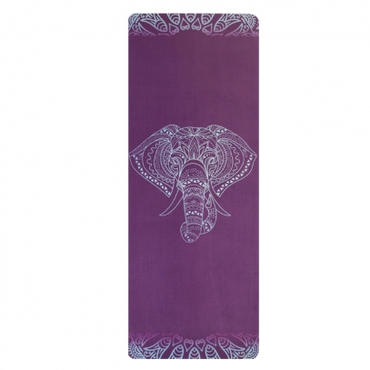 Comfortable suede yoga mat