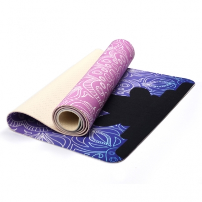 Durable suede yoga mat