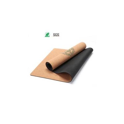 Waterproof cork yoga mat